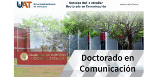 Convoca la UAT a estudiar el Doctorado en Comunicación