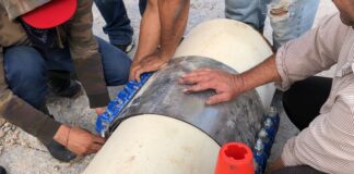 Controla COMAPA Reynosa fuga de agua potable en Sector Oriente