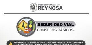 Exhorta Tránsito de Reynosa a mantener seguridad vial