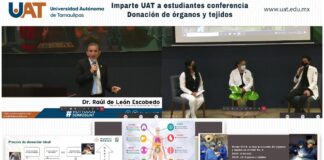 Imparte UAT a estudiantes plática sobre donación de órganos y tejidos