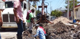 Rehabilita COMAPA Reynosa drenaje en colonia Petrolera