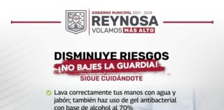 Exhorta Gobierno de Reynosa a disminuir riesgos ante COVID-19