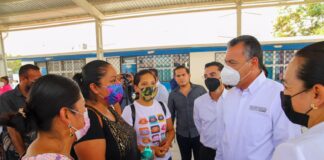 A favor de la salud de estudiantes Gobierno de Reynosa e iniciativa privada
