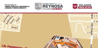 Anuncian autoridades municipales, cierre parcial de vialidad en libramiento Monterrey-Matamoros.