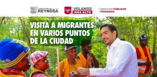 Agradece Alcalde Carlos Peña Ortiz colaboración de migrantes