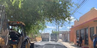 Calles en mejores condiciones: objetivo del Alcalde Carlos Peña Ortiz