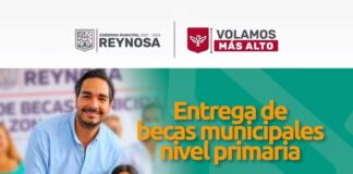 Recibirán becarios de Primaria tarjetas de depósito en Reynosa