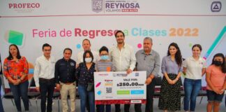 Surten familias sus útiles escolares con apoyo del Gobierno de Reynosa