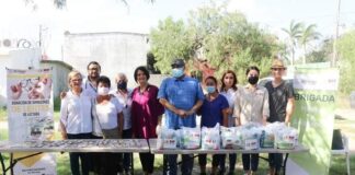 Lleva DIF Reynosa brigada en Fraccionamiento Reynosa