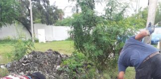 Trabaja COMAPA de Reynosa en mantenimiento a canastilla de la EBAR 4