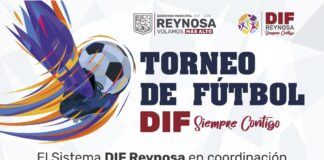 Invita DIF Reynosa a torneo de fútbol