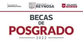 Convoca Alcalde Carlos Peña Ortiz a Becas de Posgrado 2022
