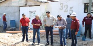 Supervisó Carlos Peña Ortiz obra de la COMAPA por 1.5 Millones de Pesos