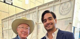 Tratan proyectos de alcance binacional Embajador Ken Salazar y Alcalde Carlos Peña Ortiz