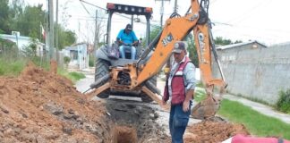 Repara COMAPA de Reynosa caído en la colonia Almaguer