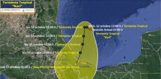 Monitorea Gobierno de Reynosa progreso de tormenta Karl