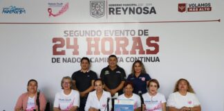 Nadarán durante 24 horas para apoyar lucha contra el cáncer en Reynosa