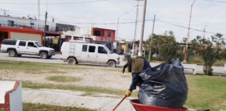 REALIZA GOBIERNO DE RÍO BRAVO MEGA-BRIGADA DE REHABILITACIÓN DE PARQUES EN LAS BRISAS 2; LOS PORTALES Y PRADERAS DEL SOL