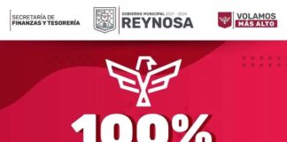 Al realizar el pago del Predial en Reynosa se realiza el 100% de descuentos en recargos