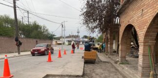Rehabilitaron vialidades en Reynosa con 1,900 toneladas de asfalto