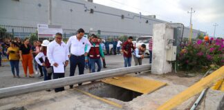 SIGUEN LAS FUERTES INVERSIONES EN LA REHABILITACION DE CARCAMO NUM. 28 DEL SECTOR ORIENTE POR PARTE DEL GOBIERNO DE CARLOS PEÑA ORTIZ