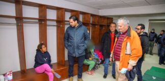 Visitaron Alcalde y Secretario de Salud Estatal Albergue Temporal Municipal y Senda de Vida 1 y 2