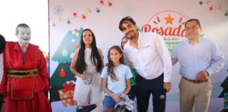 Recibieron regalos navideños del Gobierno de Reynosa en Loma Real