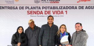 Inauguró Alcalde de Reynosa planta potabilizadora en Senda de Vida 1