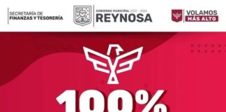 Gobierno de Reynosa informa de los últimos días de descuento de 100% de recargos al Predial