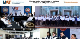 Plantea rector con directores metas y retos de la UAT para el 2023