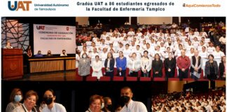 Gradúa la UAT a egresados de la Facultad de Enfermería Tampico