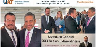 Participa rector de la UAT en Asamblea General de la ANUIES