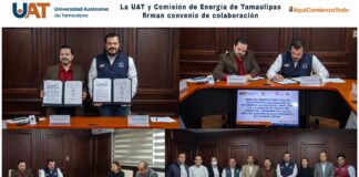 UAT y Comisión de Energía de Tamaulipas firman convenio de colaboración