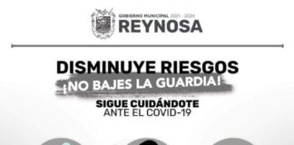 Exhorta Gobierno de Reynosa a cuidar salud ante COVID-19