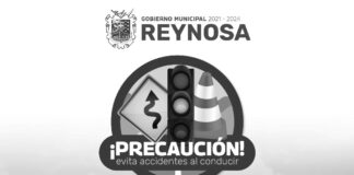 Exhorta Gobierno de Reynosa a evitar accidentes viales