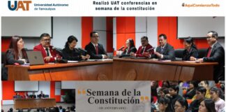 Realiza UAT ciclo de conferencias por el 106 aniversario de la Constitución
