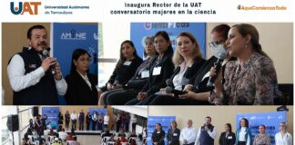 Rector de la UAT inaugura conversatorio sobre mujeres en la ciencia