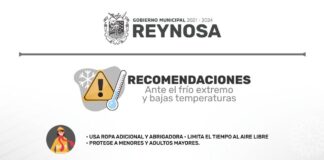 Llama Gobierno de Reynosa a protegerse de frente frio # 30