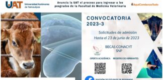 Anuncia la UAT el proceso para ingresar a los posgrados de la Facultad de Medicina Veterinaria