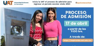Inicia la UAT el proceso de admisión para ingresar al período escolar otoño 2023
