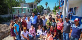 Pavimenta Gobierno de Carlos Peña Ortiz calle de La Amistad.