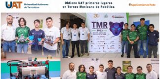 Obtiene la UAT primeros lugares del Torneo Mexicano de Robótica 2023