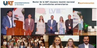 Rector de la UAT clausura encuentro nacional de contralorías universitarias
