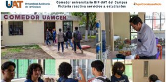 Comedor universitario DIF-UAT reactiva servicios a estudiantes