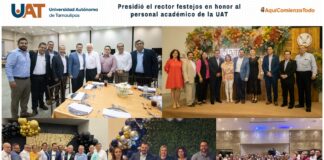 Presidió el rector festejos en honor al personal académico de la UAT