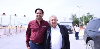 ANDRES MANUEL LOPEZ OBRADOR, VISITA REYNOSA Y SE REUNE CON EL ALCALDE CARLOS PEÑA ORTIZ.