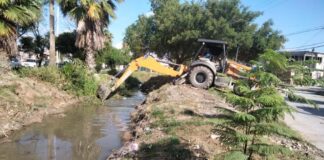 Coordina Alcalde de Reynosa desazolve de drenes y pluviales