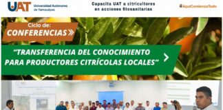 Capacita la UAT a citricultores en acciones fitosanitarias