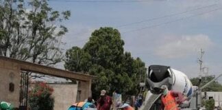 Con más de 3 MDP pavimenta Municipio calle de la Aquiles Serdán