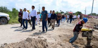 Construye Gobierno de Reynosa pavimentación hidráulica de más de 27 MDP